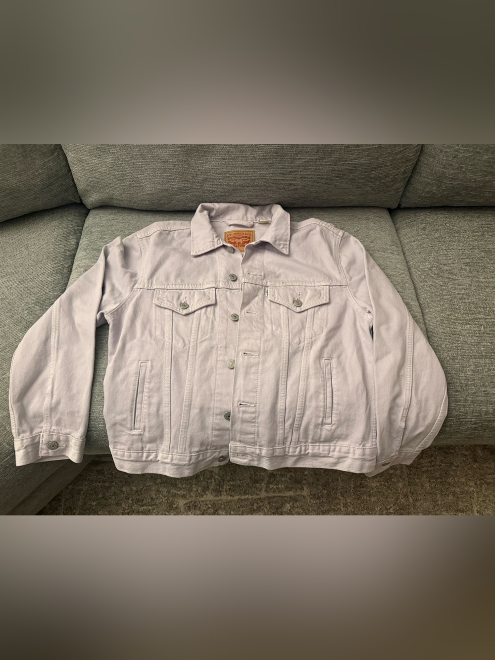 Levi's Light Purple Denim Jacket